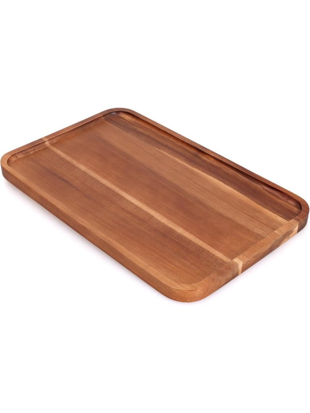 Large Wooden Serving Tray 16"x8" - Acacia Charcuterie Board, Snack & Appetizer
